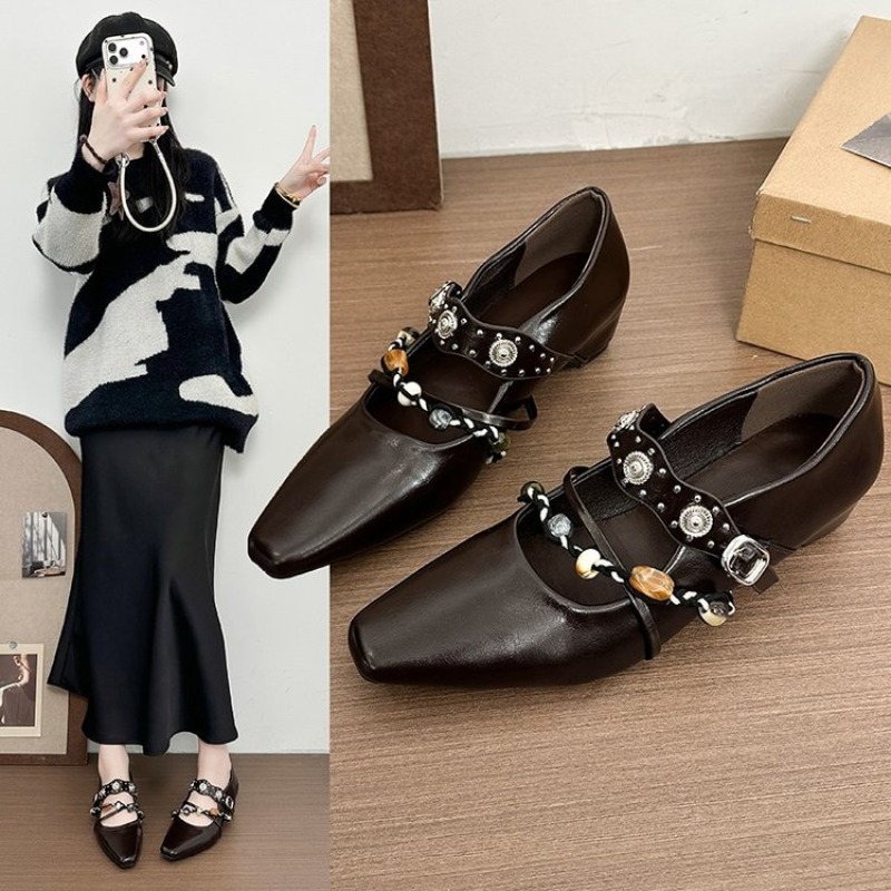 Women'S Fashion Loafers - Новые ретро-туфли Мэри Джейн для женщин: