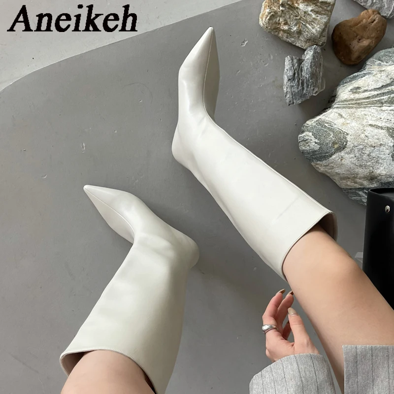 Women'S Fashion Knee High Boots - Aneikeh/2026, модные пикантные сапоги до колена