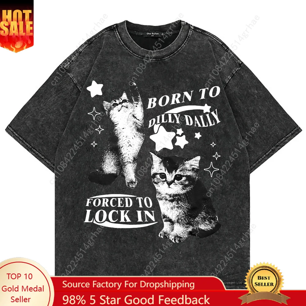 Women'S Fashion Graphic Tees - Футболка унисекс оверсайз из 100% хлопка