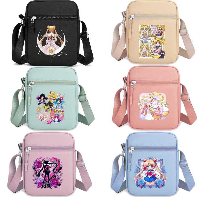 Women Fashion Handbags - Сумка через плечо «Сейлор Мун», унисекс,