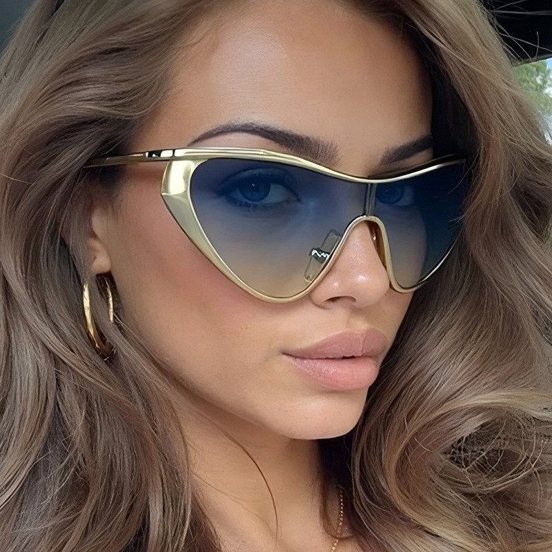 Women Fashion Glasses - Солнцезащитные очки без оправы в стиле