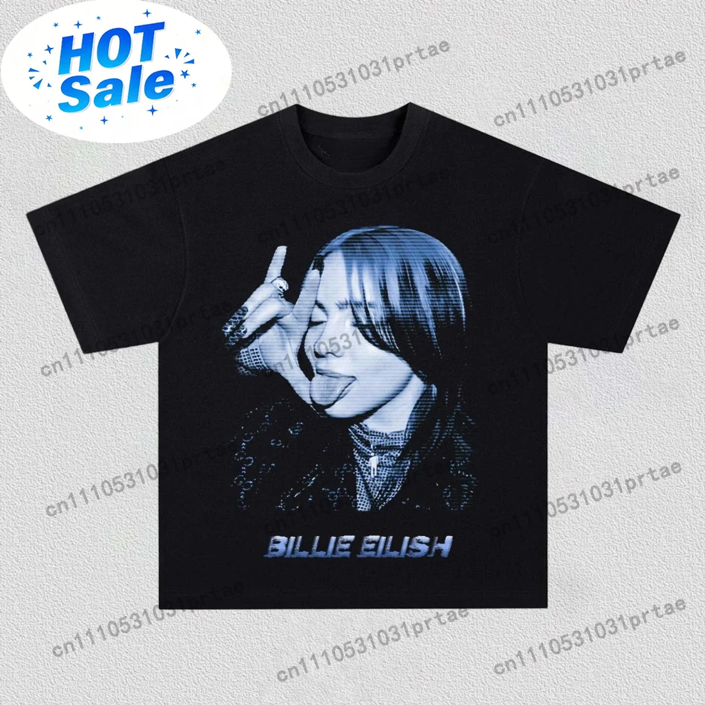 Women'S Fashion Graphic Tees - Футболка с графическим принтом Billie Eilish,