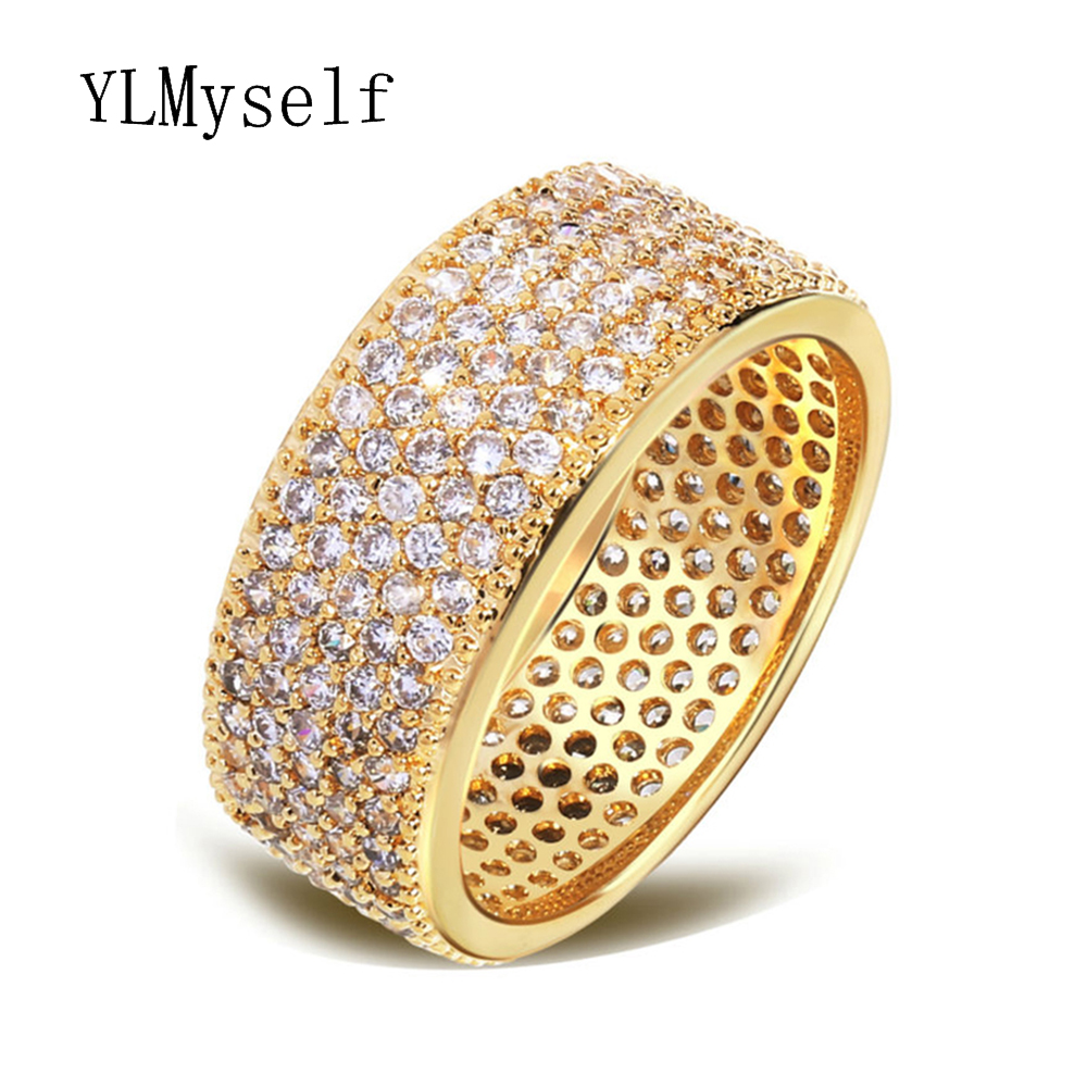 Women'S Fashion Quick Delivery - Классическое круглое кольцо YLMyself с кристаллами