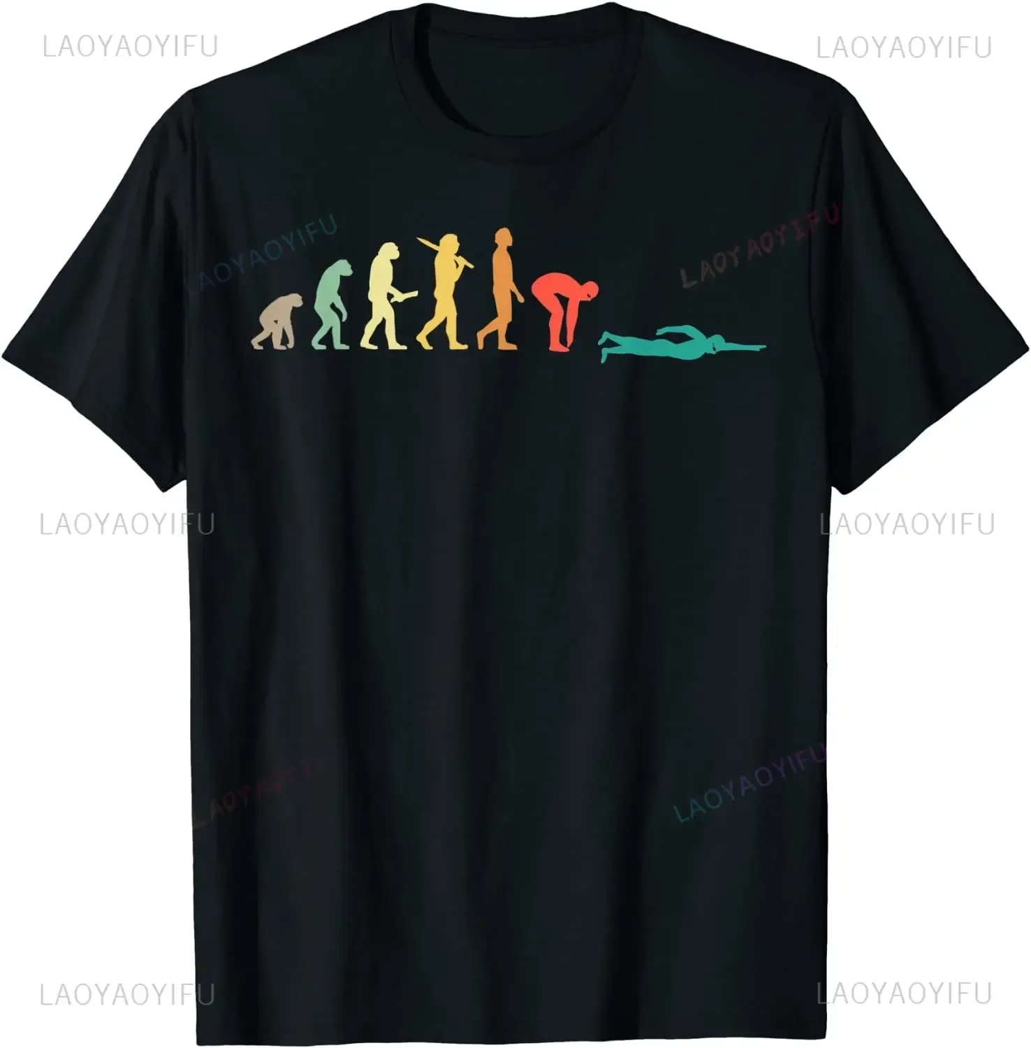 Women'S Fashion Graphic Tees - Футболка для плавания в стиле ретро