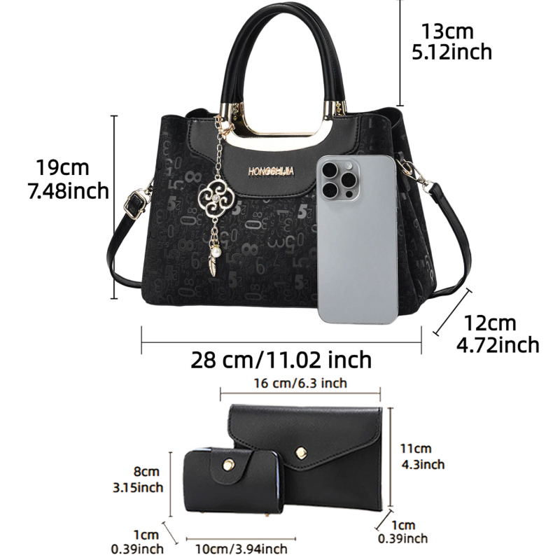 Набор из 3-х модных женских су – обзор и цена Women Fashion Handbags