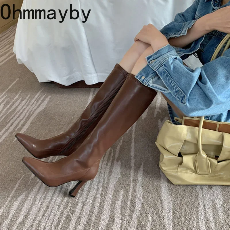 Зимние женские длинные сапоги, – обзор и цена Women'S Fashion Knee High Boots