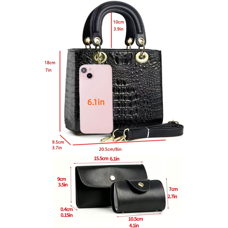 Набор из 3 женских сумок: мале – обзор и цена Women Fashion Handbags