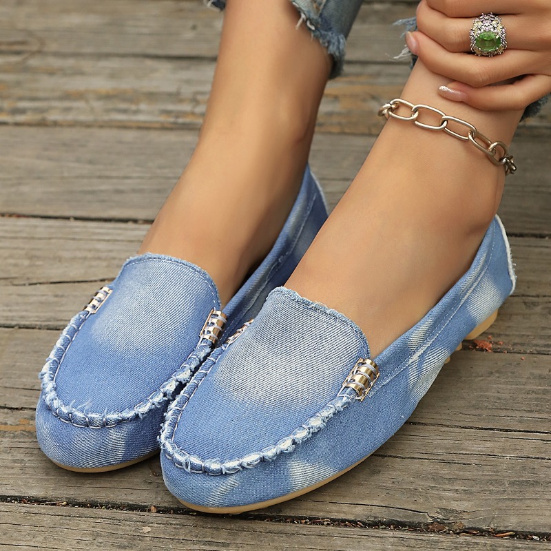 Модные светло-голубые джинсовы – обзор и цена Women'S Fashion Loafers