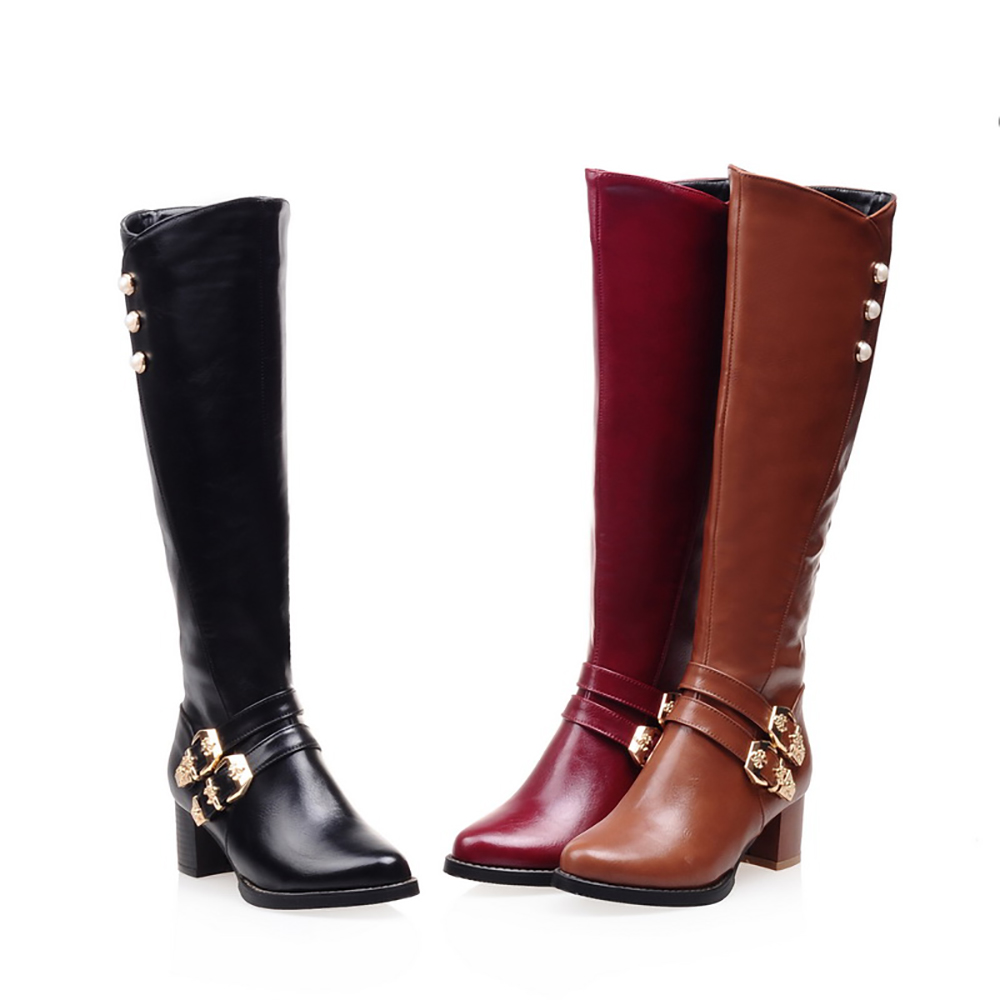 Женские мотоциклетные сапоги H – обзор и цена Women'S Fashion Knee High Boots