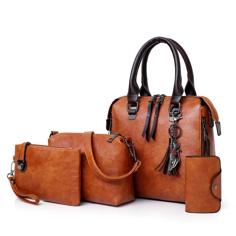 Набор из 4 сумок однотонного ц – обзор и цена Women Fashion Handbags