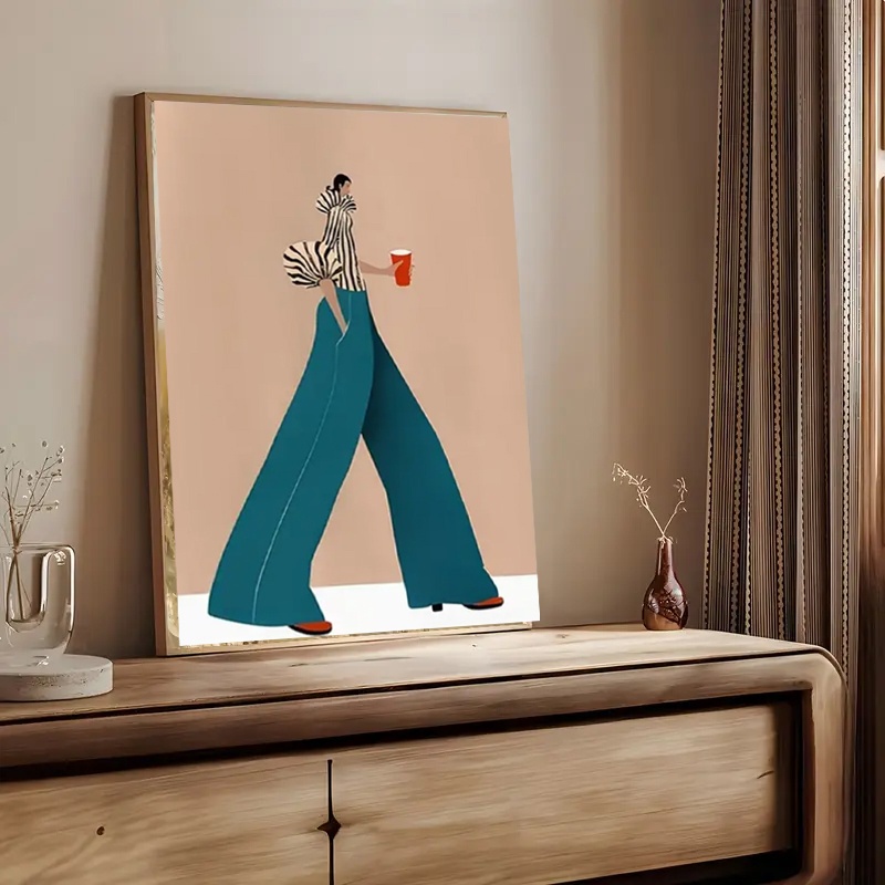 Модные синие брюки, женские пл – обзор и цена Women Fashion Drawing
