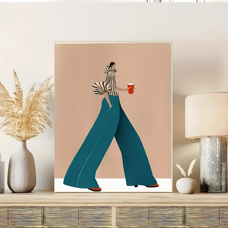 Модные синие брюки, женские пл – обзор и цена Women Fashion Drawing