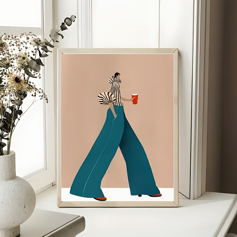 Модные синие брюки, женские пл – обзор и цена Women Fashion Drawing
